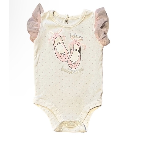 Girls 3M Sleeveless-Shirt Onesies - Picture 1 of 3